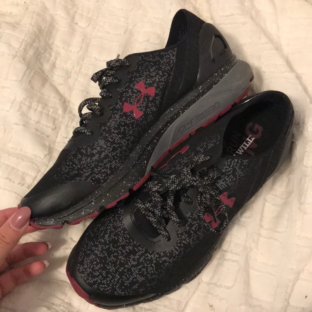Brand new reflective UA sneakers